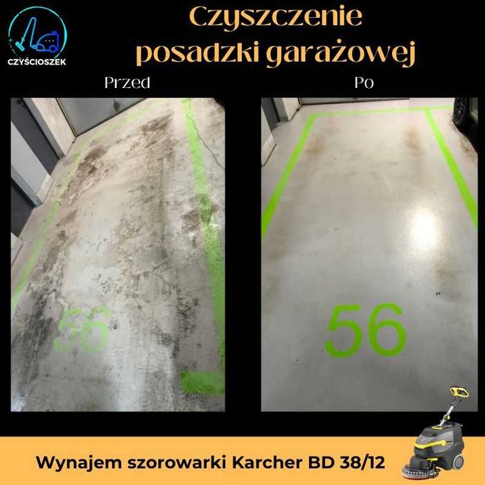 Wynajem Wypożyczenie Profesjonalna Szorowarka Karcher BD 38/12 Kielce