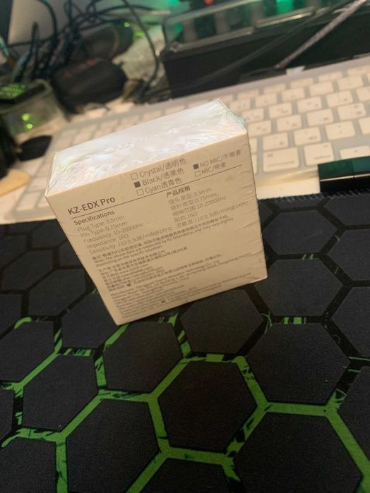 Продам нові навушники KZ-EDX Pro (без мікрофону) Внутрішньоканальні