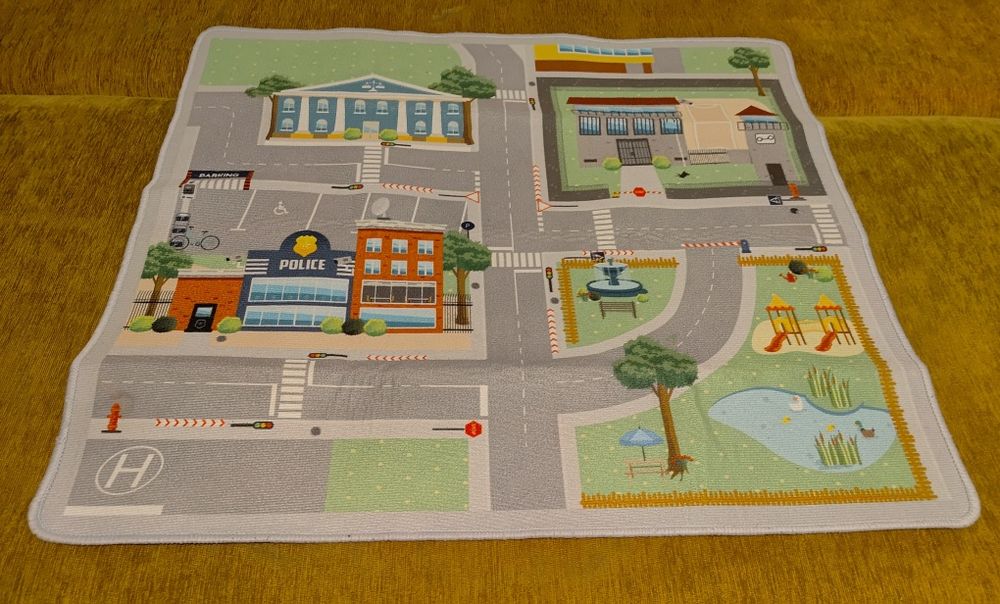 Dywanik droga ulica tor 80x70 cm