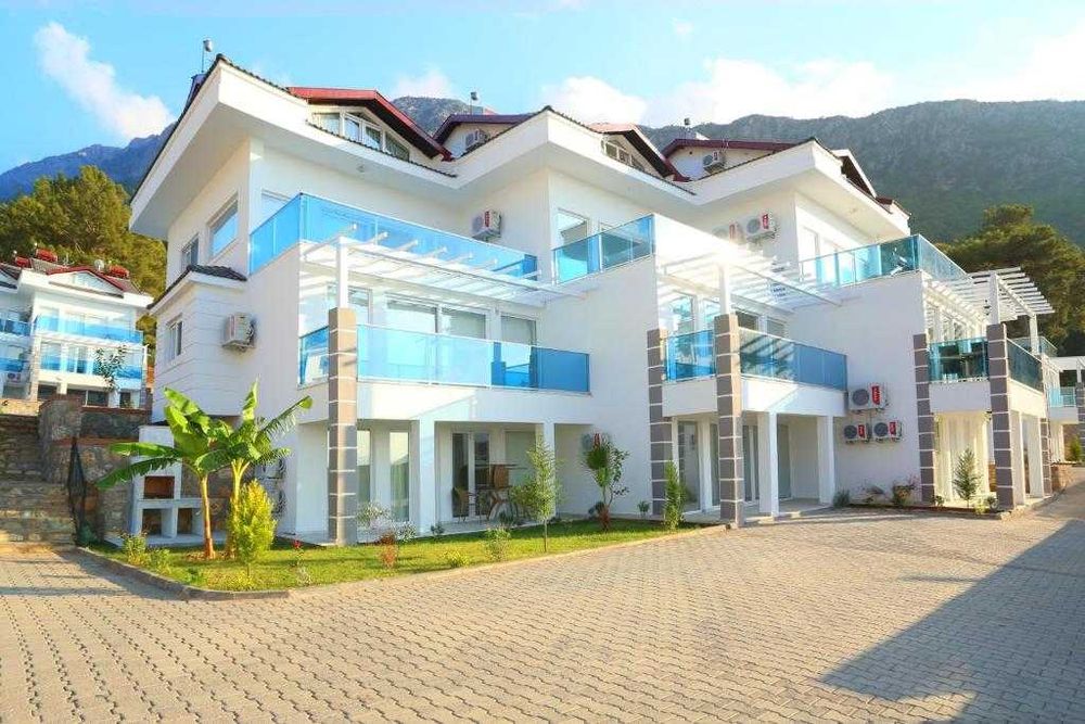 Аренда апартаментов 2+1, 90 м.кв. Личный сад с барбекю.Олюдениз,Турция