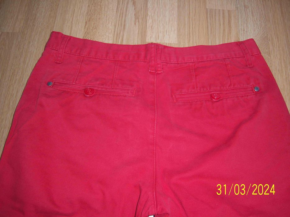 Штаны красные SOLID JEANS ширина пояса 44 см