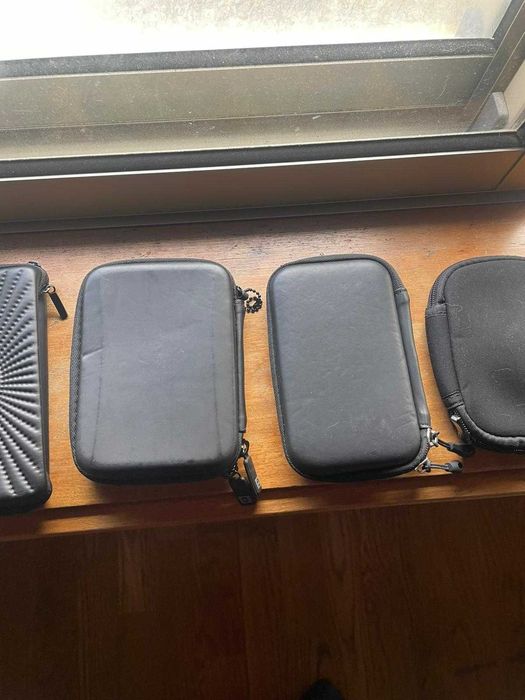 bolsas para gps e discos externo varias marcas