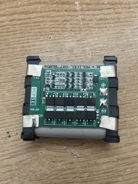 Акумулятор 12v 3s Molicel 18650