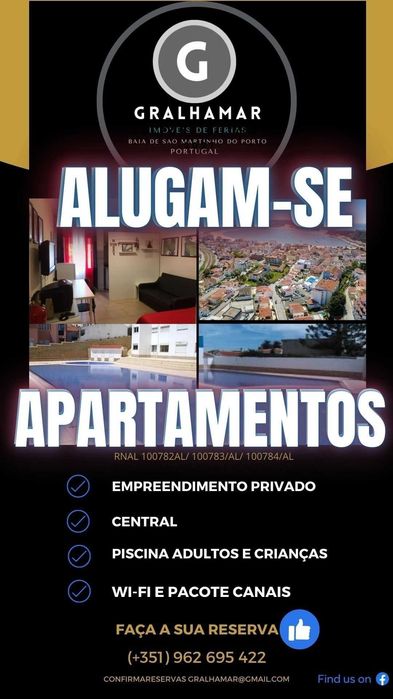 Apartamento de Férias | Piscina | Praia a 3 Minutos | São Martinho do Porto