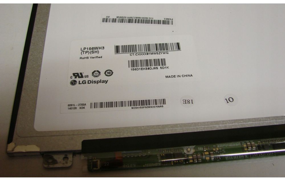 Matryca LED TN błyszcząca 15,6 " 1366 x 768 LG LP156WH3 (TP)(SH)