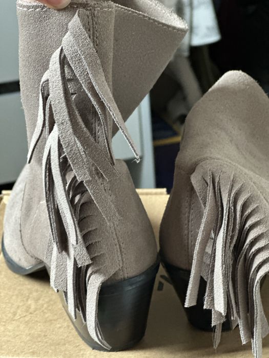 Замшеві ковбойки Zara