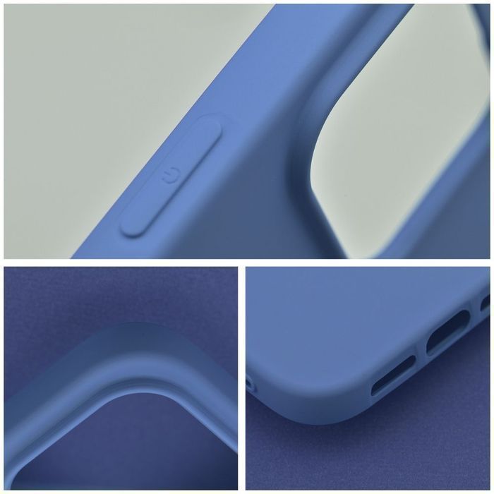 Futerał SILICONE do IPHONE 15 Pro Max niebieski