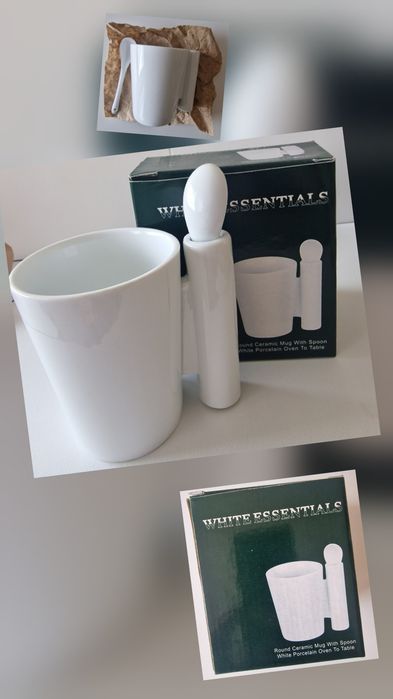 Caneca branca redonda