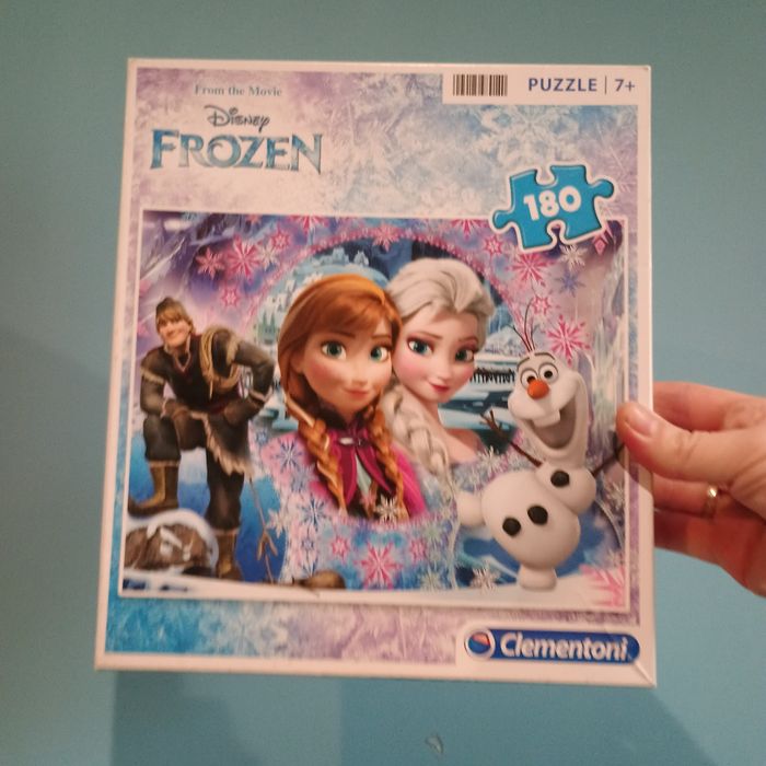 Frozen puzzle 180 elementów 38x30cm Kraina Lodu