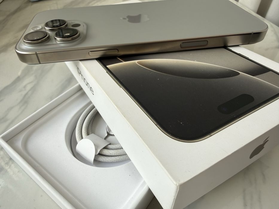 Apple Iphone 16 pro max neverlock 256gb natural titanium