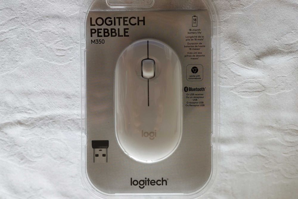 mysz logitech Pebble M350 + podkladka