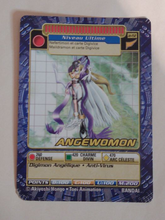 Carta Digimon Vintage série francesa Digi-Battle