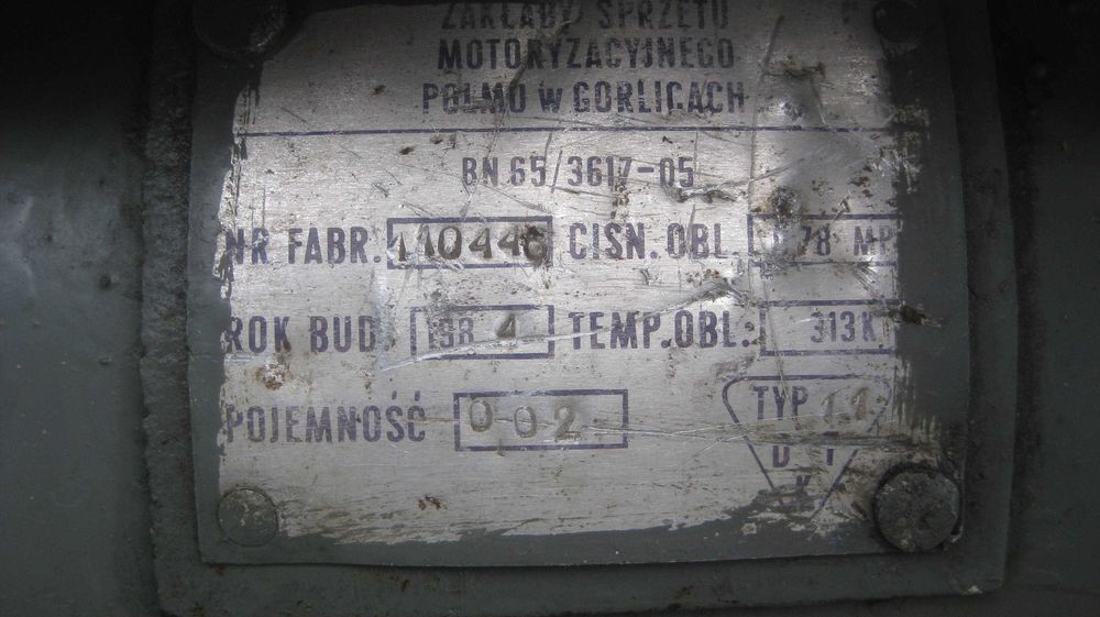 kompresor olejowy jednotłokowy