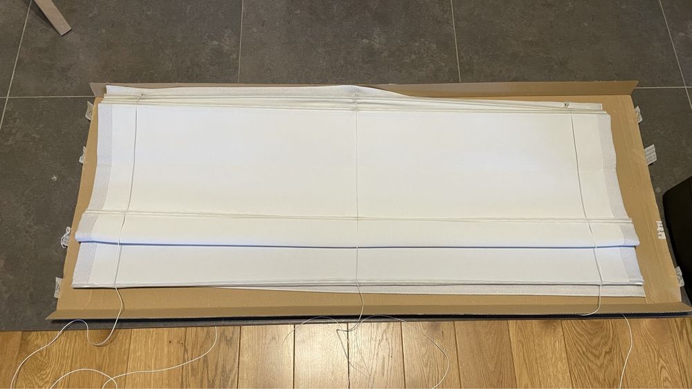 Materiał z rolety rzymskiej bez mechanizmy sterującego 129 x 150 cm