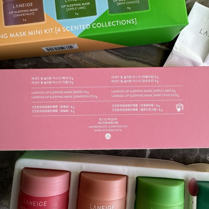 Laneige нічна маска для губ бальзам для губ