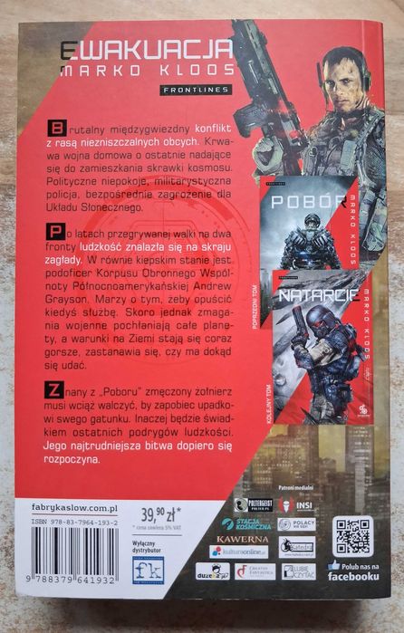Ewakuacja Marko Kloos seria Frontlines tom 2