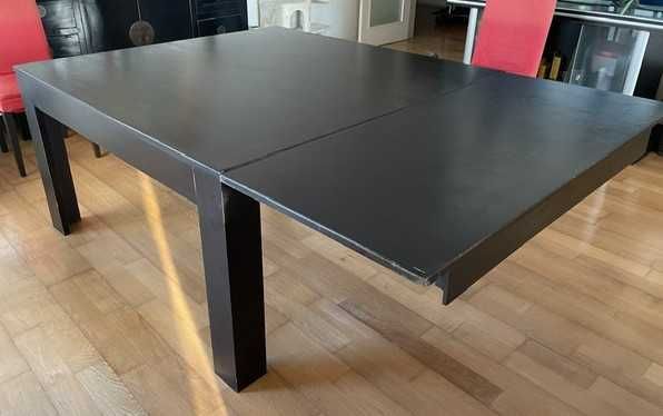 Mesa de jantar quadrada 140cm, com extensão 200cm - 500€