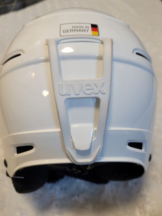 Kask uvex narciarski biały 52-55 lekki i wygodny