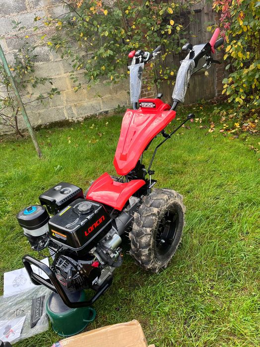 Ciągnik jednoosiowy Loncin 420cm3 13KM glebogryzarka 65cm + kopaczka