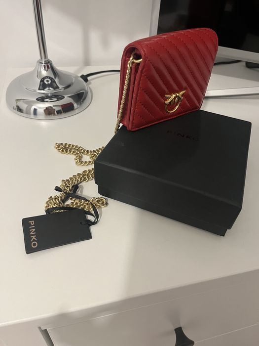 Torebka Pinko skóra licowa