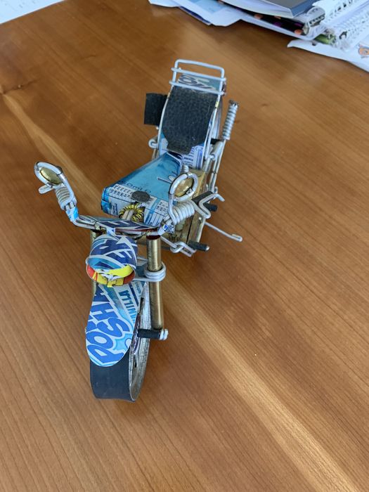 Mota miniatura feita à mão