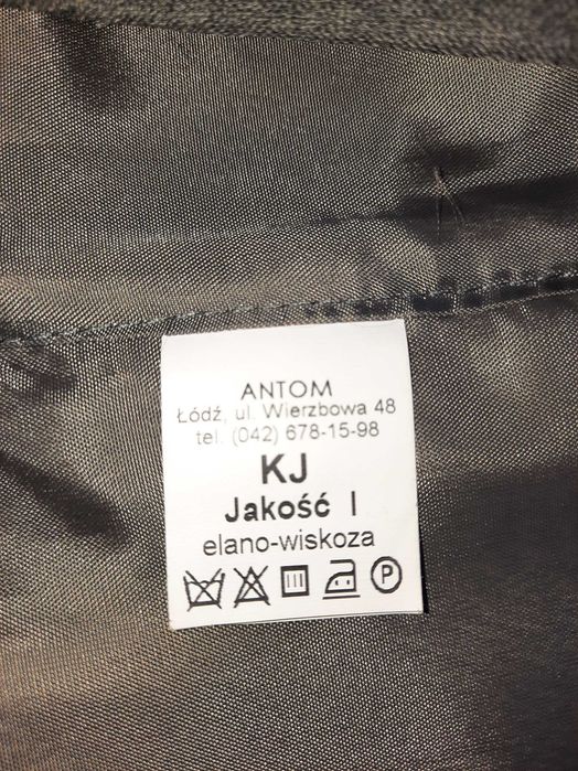 Garnitur XL marynarka spodnie kamizelka