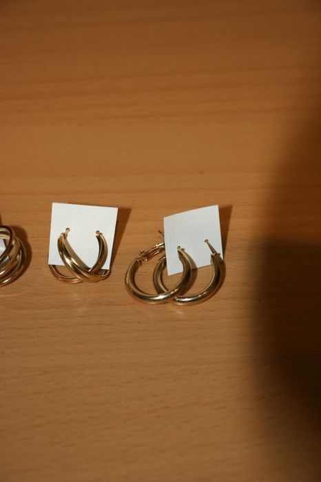 Conjunto 6 Argolas Douradas - NOVO