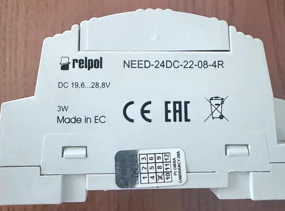 Przekaźnik programowalny RELPOL NEED-24DC-22-08-4R