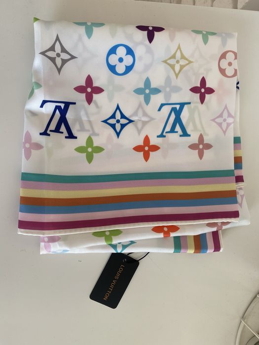 Apaszka / Twilly Louis Vuitton – kolorowy wzór