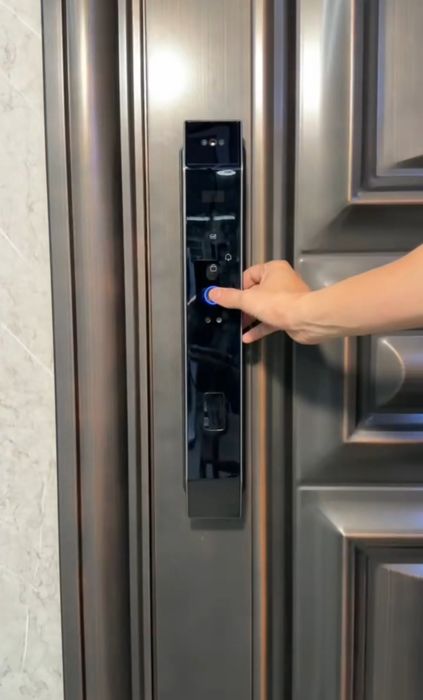 Замок з ручкою WiFi з розпізнавання обличчя пальця коду  карти ключа