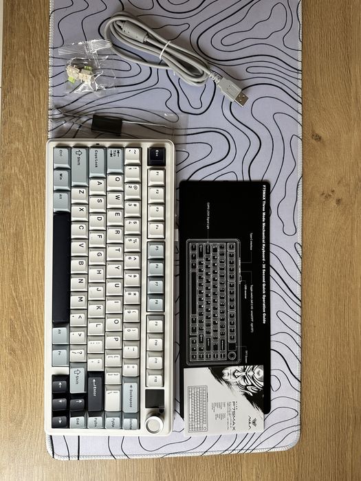 Ігрова механічна клавіатура AULA F75 MAX 75% дротова/Bluetooth/2.4G