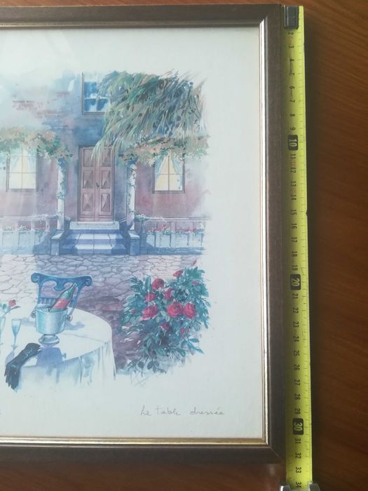 Moldura com Desenho Jardim