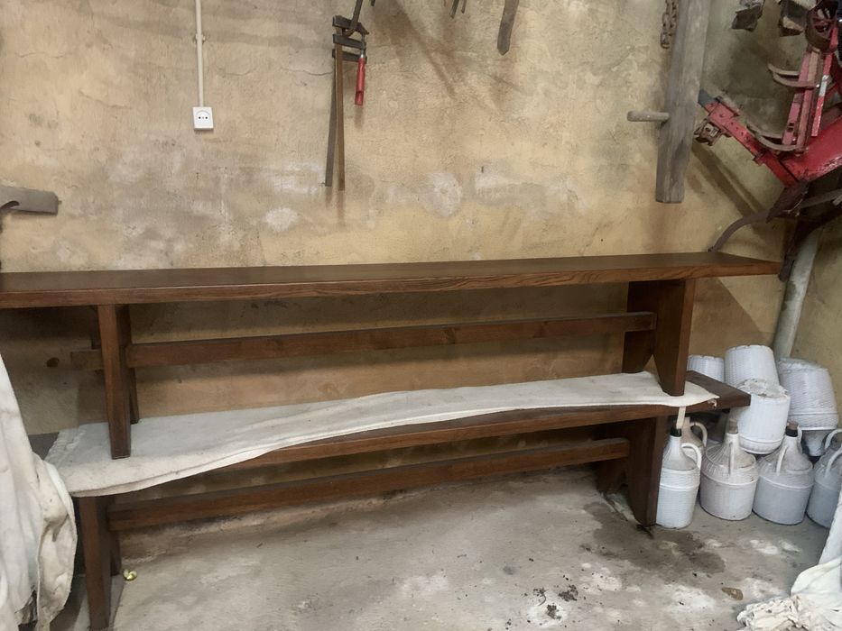 2 bancos corridos 2.5mts
