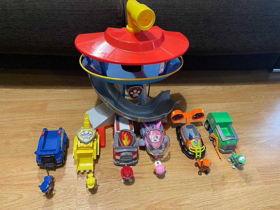 Conjunto Patrulha Pata - Torre e Viaturas