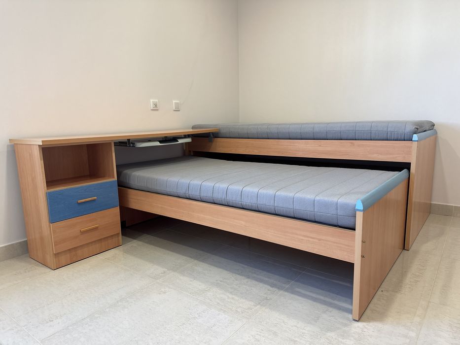 Cama dupla de criança