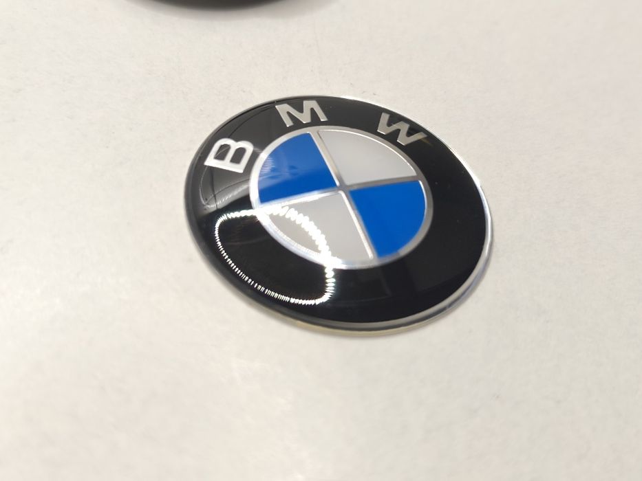 Emblema Volante BMW 45mm Capa Autocolante Logo Símbolo M Performance E36 E46 E90 E60 F10 F20 F30 X1 X3 X5 Novo