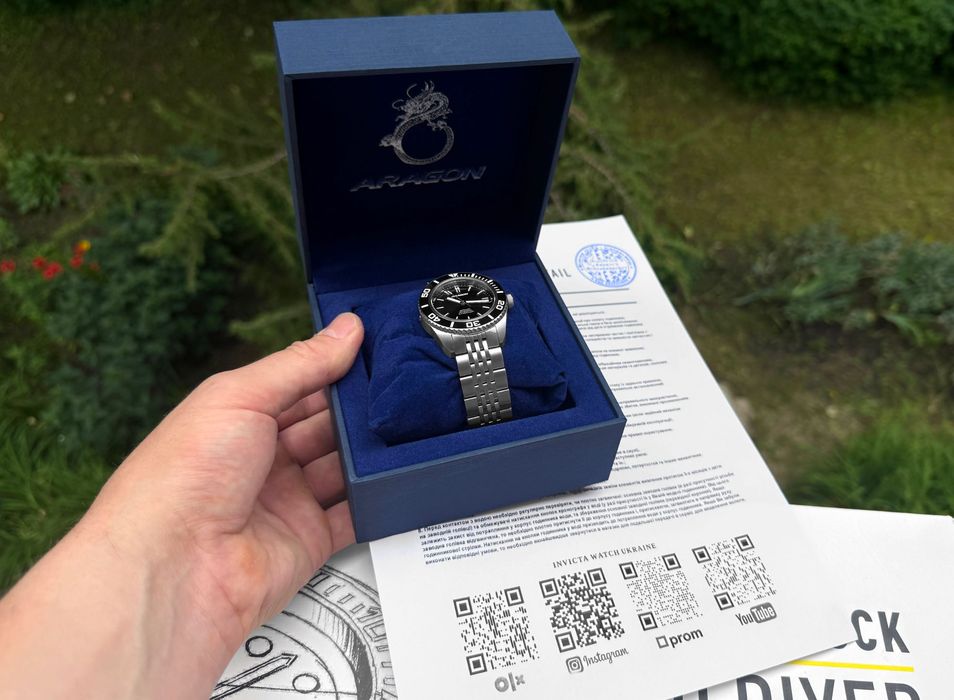 Годинник механічний Aragon Divemaster EVO 40 mm. Ceramic Sapphire 500 MT.