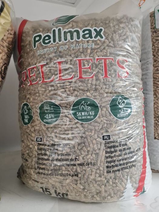 Pellet iglasty sosna 6mm A1 /En plus