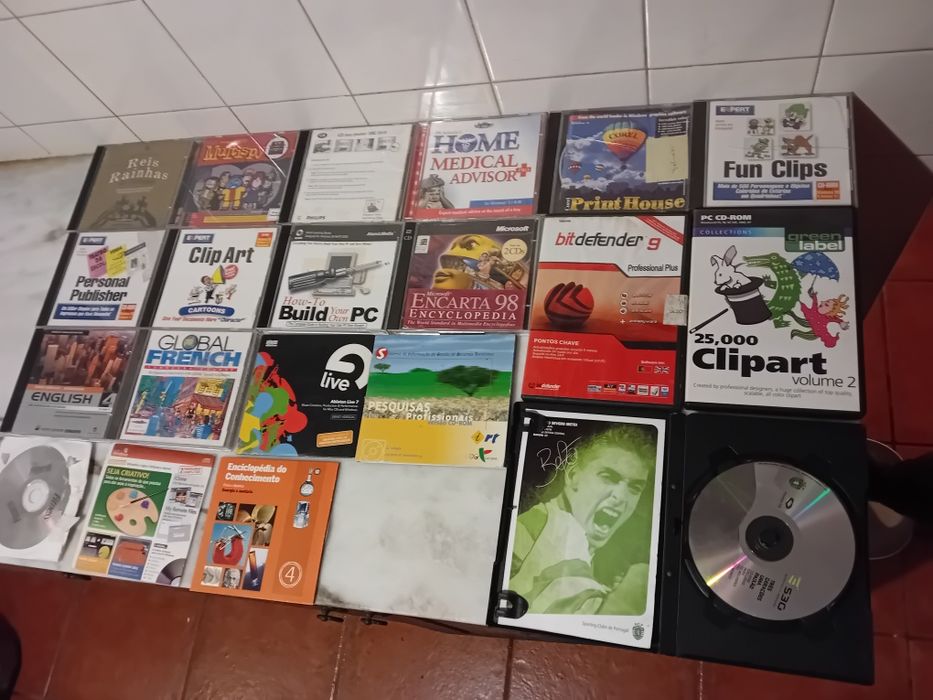 Conjunto de 20 Cds Rom/Pc Diversos