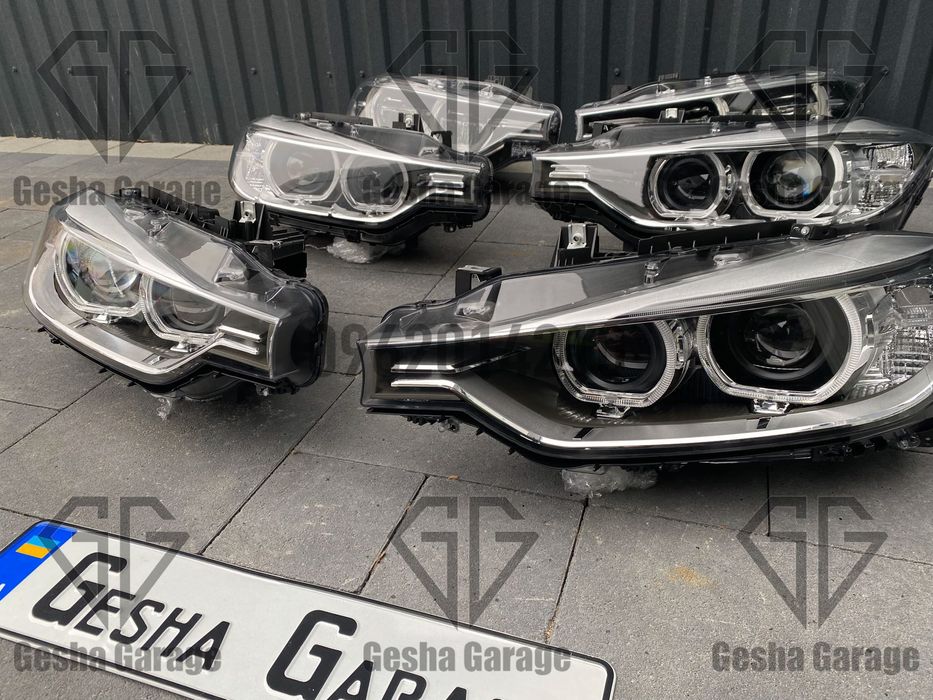 Комплект фар BMW БМВ F30 F31 рест дорест full led xenon lci halogen