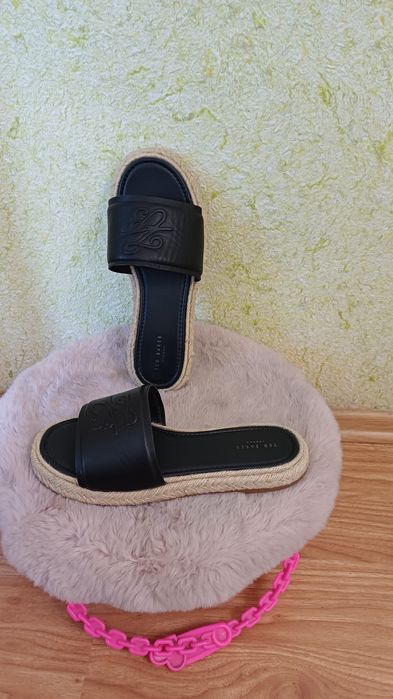 Шлепанцы женские кожаные Ted Baker женская обувь 39размер