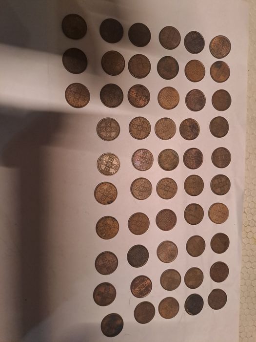 Moedas de 20 centavos pequenas