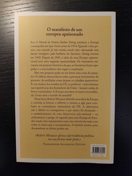 (Env. Incluído) O Mundo de Amanhã de Robert Menasse