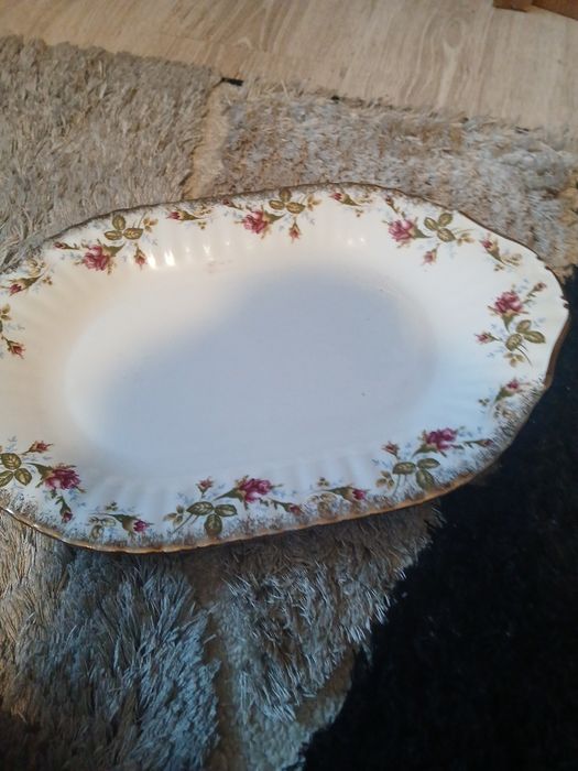 Talerze PRL z wzorem