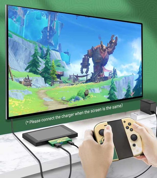 Stacja dokująca dla Nintendo Switch, adapter HDMI USB C