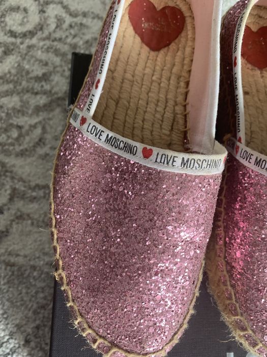 Espadryle Love Moschino