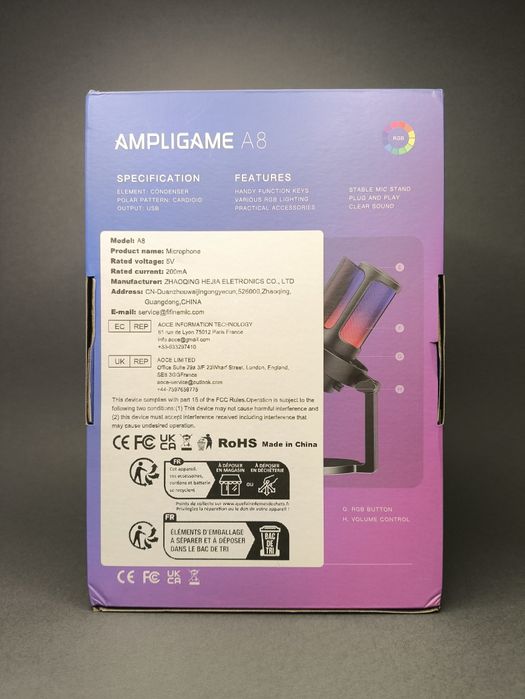 ‼️Fifine A8 Ampligame - Студійний USB мікрофон + Гарантія 6 місяців