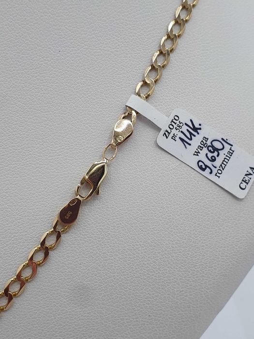 Złoty łańcuszek P: 585 / G: 9,69