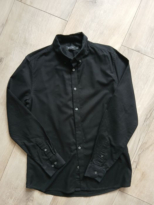 Czarna koszula męska M