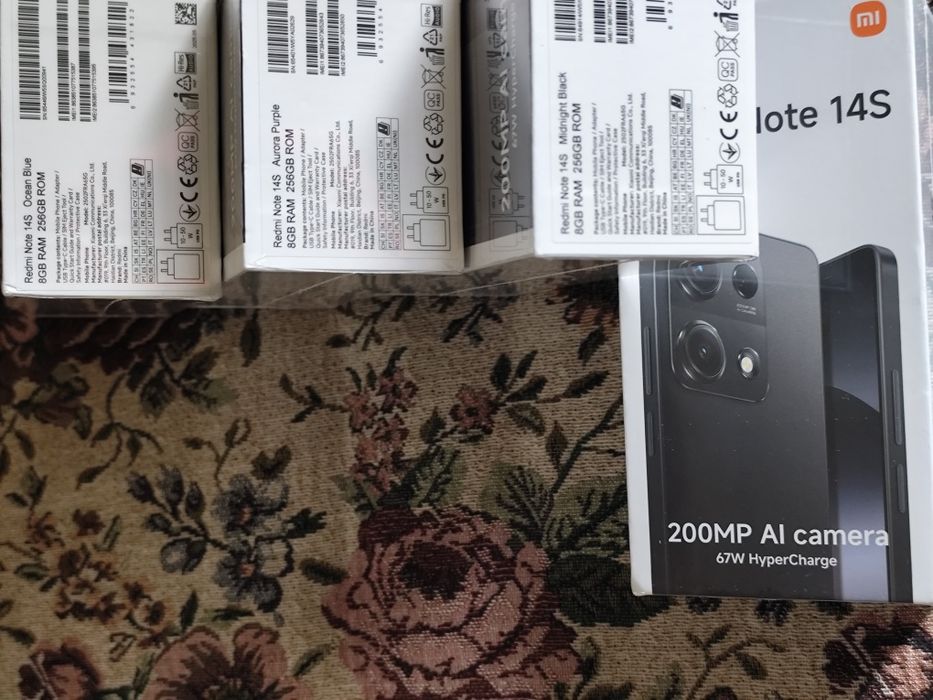Xiaomi redmi note 14S,14 5g,15NFC,Poco M7 X8pro, F6,iqoo нові global